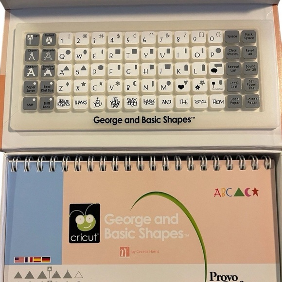 CRICUT 3 Cartridges-Stretch Imagination-Doodlecharms -George & Basic Shape - Picture 3 of 6